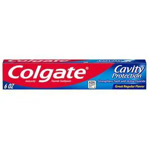 Cavity Protection Fluoride Toothpaste, Mint, 6 oz | Anticavity Adult Toothpaste, Fights Cavities, Enamel Strengthening, ADA Accepted, Great Regular Mint Flavor Cavity Protection Fluoride Toothpaste, Mint, 6 oz | Anticavity Adult Toothpaste, Fights Cavities, Enamel Strengthening, ADA Accepted, Great Regular Mint Flavor