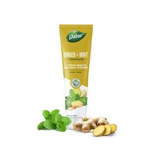 Organic Ginger & Mint Toothpaste | 100 ml | Everyday Use | Fights Dental Bacteria & Bad Breath | Toothpaste for Adults & Kids | Paraben Free, SLS Free, No Alcohol | Pack of 1 Organic Ginger & Mint Toothpaste | 100 ml | Everyday Use | Fights Dental Bacteria & Bad Breath | Toothpaste for Adults & Kids | Paraben Free, SLS Free, No Alcohol | Pack of 1