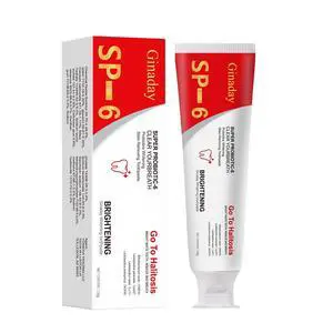 SP-6 Probiotic Toothpaste,Deep Cleaning Remineralizing Gum Health Care Fresh Breath SP 6 Probiotic Ultra Whitening Toothpaste (1 Pcs) SP-6 Probiotic Toothpaste,Deep Cleaning Remineralizing Gum Health Care Fresh Breath SP 6 Probiotic Ultra Whitening Toothpaste (1 Pcs)