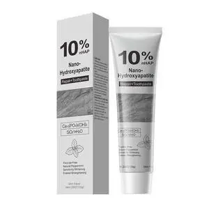 1Pcs 10% Nano Hydroxyapatite Toothpaste, Fluoride-Free Formula for Enamel Support & Gentle Sensitivity Care, Natural Whitening, Peppermint Flavor, 120g 1Pcs 10% Nano Hydroxyapatite Toothpaste, Fluoride-Free Formula for Enamel Support & Gentle Sensitivity Care, Natural Whitening, Peppermint Flavor, 120g