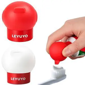 2 Pack Toothpaste Tube Squeezer for Kids, Self Closing Dispenser Cap | Silicone Toothpaste Cap, Self-sealing Toothpaste Dispener, No Mess Tube Dispenser, Precise Dosing for Kids, Adults 2 Pack Toothpaste Tube Squeezer for Kids, Self Closing Dispenser Cap | Silicone Toothpaste Cap, Self-sealing Toothpaste Dispener, No Mess Tube Dispenser, Precise Dosing for Kids, Adults
