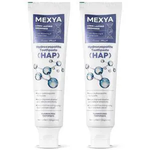 Nano Hydroxyapatite Toothpaste, 2 Pack, Fluoride Free | Two 100g / 3.5 oz tubes with Ocean Mint flavor for sensitive teeth, gentle whitening, and daily enamel care Nano Hydroxyapatite Toothpaste, 2 Pack, Fluoride Free | Two 100g / 3.5 oz tubes with Ocean Mint flavor for sensitive teeth, gentle whitening, and daily enamel care