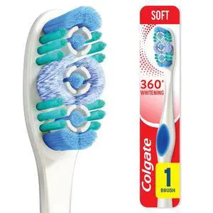 360 Whitening Toothbrush with Soft Bristles, 1 Pack, Adult Manual Toothbrush with Whitening Polishing Cups, Easy to Open, Recyclable Packaging 360 Whitening Toothbrush with Soft Bristles, 1 Pack, Adult Manual Toothbrush with Whitening Polishing Cups, Easy to Open, Recyclable Packaging