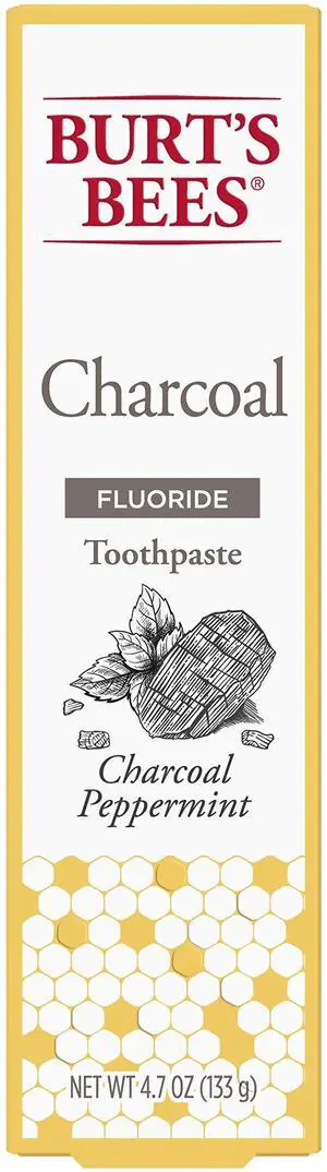 Toothpaste, Charcoal with Fluoride, Peppermint, 4.7 oz Toothpaste, Charcoal with Fluoride, Peppermint, 4.7 oz