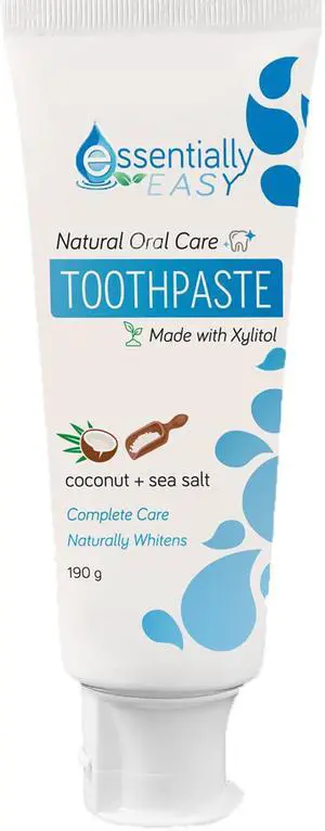 Natural Oral Care Toothpaste, Complete Care, Made with Xylitol, Coconut & Sea Salt, 190 Grams (Pack of 1) Natural Oral Care Toothpaste, Complete Care, Made with Xylitol, Coconut & Sea Salt, 190 Grams (Pack of 1)