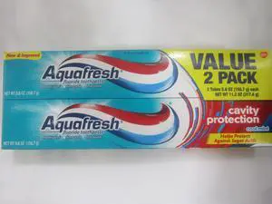 Cavity Protection Flouride Toothpaste, 2 Pack, Cool Mint, 5.6 oz Cavity Protection Flouride Toothpaste, 2 Pack, Cool Mint, 5.6 oz