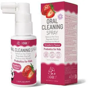 Kids Oral Spray, Toddler Toothpaste Helper for Cavity Prevention and Fresh Breath, Children Anticavity with Fluoride Free for Newborn to Preschoolers, Kid's Mouth Spray, 40ml/1.35fl.oz (Strawberry_1P) Kids Oral Spray, Toddler Toothpaste Helper for Cavity Prevention and Fresh Breath, Children Anticavity with Fluoride Free for Newborn to Preschoolers, Kid's Mouth Spray, 40ml/1.35fl.oz (Strawberry_1P)