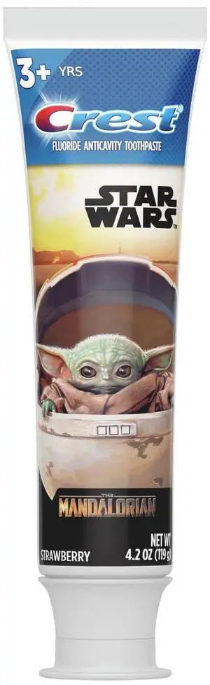 Toothpaste 4.2 Ounce Kids Star Wars Tube (Strawberry) Toothpaste 4.2 Ounce Kids Star Wars Tube (Strawberry)