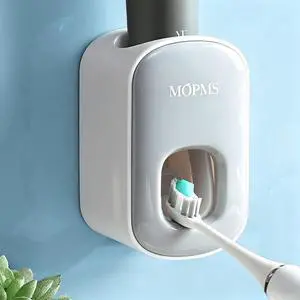 Automatic Toothpaste Dispenser Wall Mounted for Kids and Adult 1Pcs | Automatic Toothpaste Squeezer Holder for Bathrooms Automatic Toothpaste Dispenser Wall Mounted for Kids and Adult 1Pcs | Automatic Toothpaste Squeezer Holder for Bathrooms