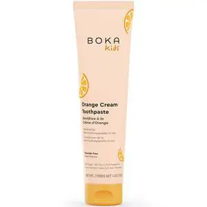 Kids Toothpaste - Fluoride Free Nano Hydroxyapatite Toothpaste | Kids Oral Care - Orange Cream - 4 Oz, 1PK Kids Toothpaste - Fluoride Free Nano Hydroxyapatite Toothpaste | Kids Oral Care - Orange Cream - 4 Oz, 1PK