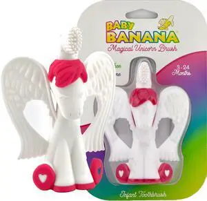 Unicorn Toothbrush and Teether. Butter Soft Food Grade Bendable silcone with Feather bistles to gnaw on for All Baby Ages. Family-Owned Business. Unicorn Toothbrush and Teether. Butter Soft Food Grade Bendable silcone with Feather bistles to gnaw on for All Baby Ages. Family-Owned Business.