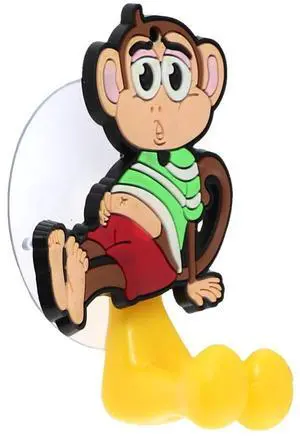 Monkey Suction Toothbrush Holder for Mirror Wall - Yellow Monkey Suction Toothbrush Holder for Mirror Wall - Yellow