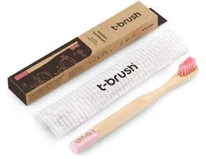 Kids Bamboo Toothbrush - Pink Colour - Cute Fun Toothbrush Kids Bamboo Toothbrush - Pink Colour - Cute Fun Toothbrush