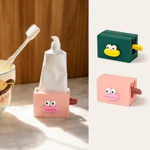 2 Pack Cartoon Toothpaste Squeezer Set, Manual Tube Wringer Roller Tool for Bathroom Toothpaste Waste Reduction 2 Pack Cartoon Toothpaste Squeezer Set, Manual Tube Wringer Roller Tool for Bathroom Toothpaste Waste Reduction