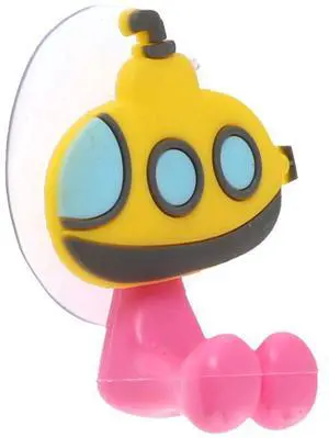 Submarine Suction Toothbrush Holder for Mirror Wall - Pink Submarine Suction Toothbrush Holder for Mirror Wall - Pink