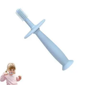 Baby Teether Toothbrush - 360 Degree Silicone Teething Toy with Suction Base, Soft Toddler Pacifier, Gum Massager Newborns, Infant Hygiene and Soothing Teether | for Babies 6-12 Months Baby Teether Toothbrush - 360 Degree Silicone Teething Toy with Suction Base, Soft Toddler Pacifier, Gum Massager Newborns, Infant Hygiene and Soothing Teether | for Babies 6-12 Months