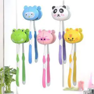 Colorful Toothbrush Holder,Cute Cartoon Animal Toothbrush Holder with Suction Cup,Kids Toothbrush Holder,Suction Cup Hook 1 Pcs Colorful Toothbrush Holder,Cute Cartoon Animal Toothbrush Holder with Suction Cup,Kids Toothbrush Holder,Suction Cup Hook 1 Pcs