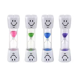 4 Pcs Toothbrush Timer for Kids 3 Minute Sand Hourglass Timer | Colorful visual timer helps kids build brushing habits, ideal for tooth brushing, learning and daily routines 4 Pcs Toothbrush Timer for Kids 3 Minute Sand Hourglass Timer | Colorful visual timer helps kids build brushing habits, ideal for tooth brushing, learning and daily routines