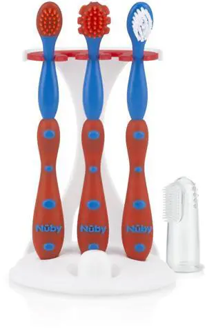 4 Stage Oral Care Set System | Red and Blue 4 Stage Oral Care Set System | Red and Blue