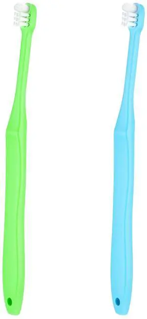2 Pieces Tuft Toothbrush Small Head End Tapered Interdental Interspace Nursing Soft Tiny Toothbrush Orthodontic Periodontal Dental Products(Blue + Green) 2 Pieces Tuft Toothbrush Small Head End Tapered Interdental Interspace Nursing Soft Tiny Toothbrush Orthodontic Periodontal Dental Products(Blue + Green)