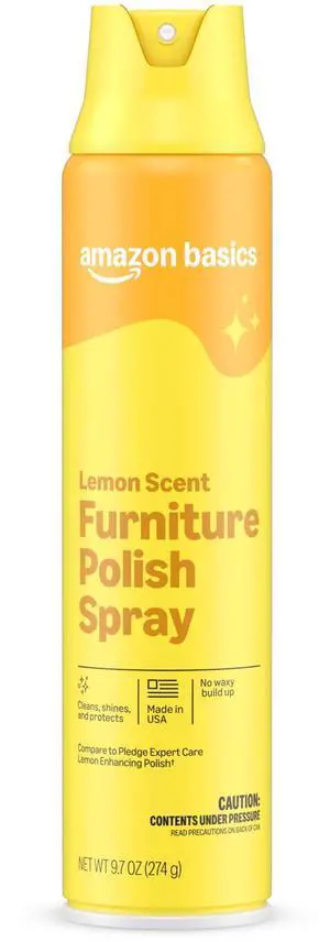Lemon Scent Multi-surface Furniture Polish Spray, Cleans, Shines & Protects, No Waxy Build-up, 9.7 OZ, Pack of 1 Lemon Scent Multi-surface Furniture Polish Spray, Cleans, Shines & Protects, No Waxy Build-up, 9.7 OZ, Pack of 1