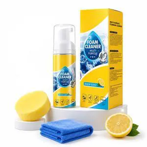4-in-1 Multi-Enzyme Foam Cleaner,Multi-purpose Deep Cleaning Spray for Car Interior, Kitchen Grease, Bathroom Tiles, Sofa (Lemon Fresh Scent) 4-in-1 Multi-Enzyme Foam Cleaner,Multi-purpose Deep Cleaning Spray for Car Interior, Kitchen Grease, Bathroom Tiles, Sofa (Lemon Fresh Scent)