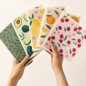 Beautiful Swedish Dishcloths for Kitchen Set of 5 | Super Absorbent Washable Dish Cloths for Counters - Cute & Reusable Cleaning Towels Makes a Great Kitchen Gift for Women Beautiful Swedish Dishcloths for Kitchen Set of 5 | Super Absorbent Washable Dish Cloths for Counters - Cute & Reusable Cleaning Towels Makes a Great Kitchen Gift for Women