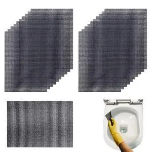 10 Pcs Cleaning Screens for Toilets Cleaner Hard Water 5.5 x 4 Inch | Flexible Scrubbing Pads for Household Cleaning Scouring Mesh Pad for Remove Grills Carbon Rust Scale 10 Pcs Cleaning Screens for Toilets Cleaner Hard Water 5.5 x 4 Inch | Flexible Scrubbing Pads for Household Cleaning Scouring Mesh Pad for Remove Grills Carbon Rust Scale