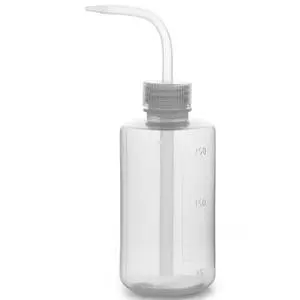 Chemical Wash Bottle, 1-Pack Plastic Safety Laboratory Squeeze Wash Bottle, LDPE with Narrow Mouth, 250 ml Chemical Wash Bottle, 1-Pack Plastic Safety Laboratory Squeeze Wash Bottle, LDPE with Narrow Mouth, 250 ml