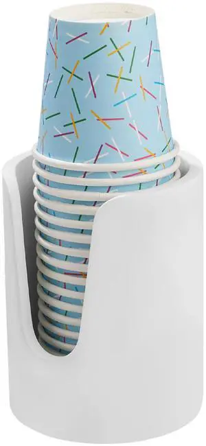 Bathroom Cup Dispenser, Diatomaceous Earth Mouthwash Cup Holder, 3oz Cup Holder for Bathroom Counter, Disposable Cup Dispenser, Guest Bathroom Essentials, White (Cups Not Included) Bathroom Cup Dispenser, Diatomaceous Earth Mouthwash Cup Holder, 3oz Cup Holder for Bathroom Counter, Disposable Cup Dispenser, Guest Bathroom Essentials, White (Cups Not Included)