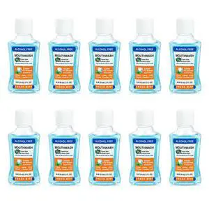 10 pcs Mini Mouthwash Travel Size Bulk,35ml/1.2 Fl Oz,Alcohol-Free | Portable Mint Mini Mouthwash Bulk Individual Small Mouth Wash for Hotel,Office,Toiletry Kits 10 pcs Mini Mouthwash Travel Size Bulk,35ml/1.2 Fl Oz,Alcohol-Free | Portable Mint Mini Mouthwash Bulk Individual Small Mouth Wash for Hotel,Office,Toiletry Kits