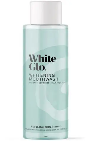 Whitening Mouthwash - Long-Lasting Freshness - Teeth Whitening Mouthwash - Helps Reduce Surface Stains - Refillable Bottle - 16.9 oz Whitening Mouthwash - Long-Lasting Freshness - Teeth Whitening Mouthwash - Helps Reduce Surface Stains - Refillable Bottle - 16.9 oz