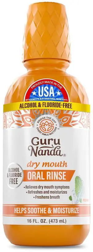 Dry Mouth Alcohol Free Mouthwash with Xylitol, Mint, 16 oz | Relieves Dry Mouth Symptoms, Moisturizes Oral Tissues|Freshens Breath|Gentle Hydration|With Glycerin|Fluoride Free Oral Rinse Dry Mouth Alcohol Free Mouthwash with Xylitol, Mint, 16 oz | Relieves Dry Mouth Symptoms, Moisturizes Oral Tissues|Freshens Breath|Gentle Hydration|With Glycerin|Fluoride Free Oral Rinse
