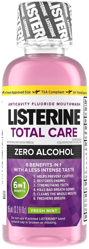 Total Care Zero Mouthwash, Fresh Mint, 3.2 Ounce Total Care Zero Mouthwash, Fresh Mint, 3.2 Ounce