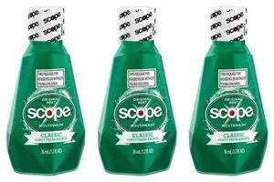 Mouthwash Classic Original Mint 1.2 Oz Travel Size Pack of 3) Mouthwash Classic Original Mint 1.2 Oz Travel Size Pack of 3)