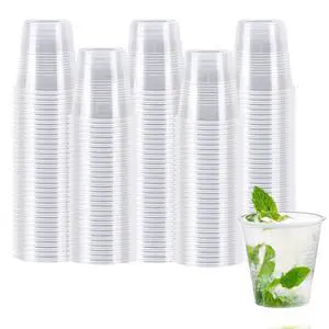 100 Pack 3 oz Clear Plastic Cups Disposable Small Mouthwash Cups | Plastic Drinking Cups, PP Material/Leak Proof/BPA Free/Large Quantity Set, Fit for Travel/Bathroom/Home 100 Pack 3 oz Clear Plastic Cups Disposable Small Mouthwash Cups | Plastic Drinking Cups, PP Material/Leak Proof/BPA Free/Large Quantity Set, Fit for Travel/Bathroom/Home