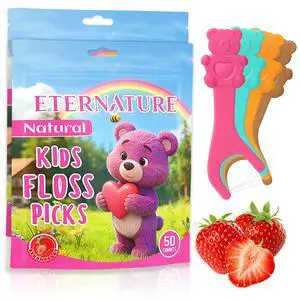 Kids Flossers 100ct, Dental Kids Floss Picks, Biodegradable Heart Bear Flossers, Fluoride & PFA Free, Gifts for Toddlers Teeth, Flossing Sticks for Kids, No Shred Thread, Strawberry Flavored Kids Flossers 100ct, Dental Kids Floss Picks, Biodegradable Heart Bear Flossers, Fluoride & PFA Free, Gifts for Toddlers Teeth, Flossing Sticks for Kids, No Shred Thread, Strawberry Flavored