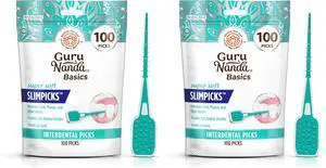 Picks (Pack of 200), Super Soft & Flexible Rubber Bristles, Dental Floss Picks to Remove Food Debris, Plaque & Go Gentle on Gums Picks (Pack of 200), Super Soft & Flexible Rubber Bristles, Dental Floss Picks to Remove Food Debris, Plaque & Go Gentle on Gums