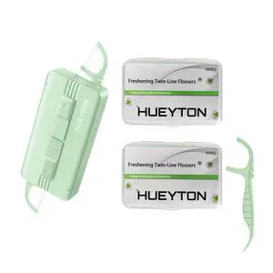 Portable Travel Dental Floss Case, Reusable Floss Dispenser Mint Flavor Fresh Floss Picks Strong Cleaning Dental Floss Perfect for Dinners,Dating,Travel (Mint Green) Portable Travel Dental Floss Case, Reusable Floss Dispenser Mint Flavor Fresh Floss Picks Strong Cleaning Dental Floss Perfect for Dinners,Dating,Travel (Mint Green)