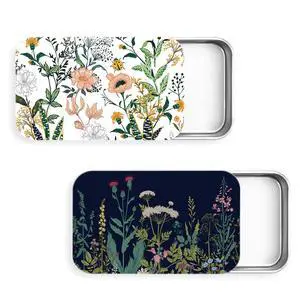 2Pack Travel Floss Picks Case, Refillable Portable Floss Pick Holder and Dispenser, Small Tin Box Containers. 2Pack Travel Floss Picks Case, Refillable Portable Floss Pick Holder and Dispenser, Small Tin Box Containers.
