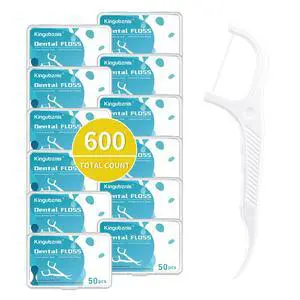 600 Count Dental Floss Picks Non-Slip Grip Handle,Non-Breakable Tooth Picks Flossers Includes 12 Portable Cases,Family Restaurant Bulk Pack 600 Count Dental Floss Picks Non-Slip Grip Handle,Non-Breakable Tooth Picks Flossers Includes 12 Portable Cases,Family Restaurant Bulk Pack