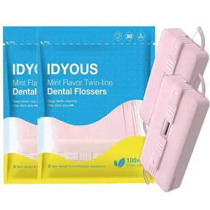 220 Count Dental Floss Picks with Travel Flosser Holders Portable Case | Includes 2 refill bags and 2 pop-up floss dispensers, Mint twin-line floss picks are ideal for home, work and travel. 220 Count Dental Floss Picks with Travel Flosser Holders Portable Case | Includes 2 refill bags and 2 pop-up floss dispensers, Mint twin-line floss picks are ideal for home, work and travel.
