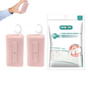 Dental Floss Picks 2 Case-120 Count Superfine Toothpicks Sticks Flossers-Adults Probtable Dental Oral Care Tools for Travel-Professional Against Tooth Decay(Pink) Dental Floss Picks 2 Case-120 Count Superfine Toothpicks Sticks Flossers-Adults Probtable Dental Oral Care Tools for Travel-Professional Against Tooth Decay(Pink)