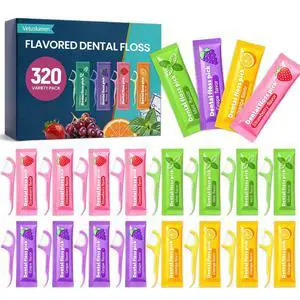 Dental Floss Picks 320/960/1920 Pcs 4 Flavors Individually Wrapped Floss | Travel Size Tooth Picks Flossers for Kids & Adults, Oral Care Flossers for Deep Teeth Cleaning Dental Floss Picks 320/960/1920 Pcs 4 Flavors Individually Wrapped Floss | Travel Size Tooth Picks Flossers for Kids & Adults, Oral Care Flossers for Deep Teeth Cleaning