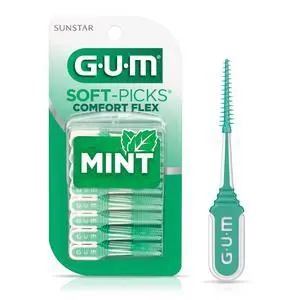 Soft-Picks Comfort Flex Mint Interdental Picks, 80 Count | Soft bristles, Safe for braces and bridges, Latex and wire free, Ergonomic easy-grip handle, Disposable picks Soft-Picks Comfort Flex Mint Interdental Picks, 80 Count | Soft bristles, Safe for braces and bridges, Latex and wire free, Ergonomic easy-grip handle, Disposable picks