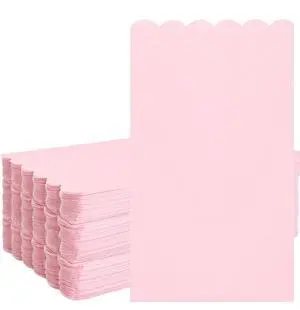 50 Pcs Light Pink Scalloped Dinner Napkins 2-ply Pink Scalloped Paper Bathroom Napkins Guest Disposable Hand Towels for Bathroom Wedding Birthday Baby Shower Party Paper Napkin 50 Pcs Light Pink Scalloped Dinner Napkins 2-ply Pink Scalloped Paper Bathroom Napkins Guest Disposable Hand Towels for Bathroom Wedding Birthday Baby Shower Party Paper Napkin