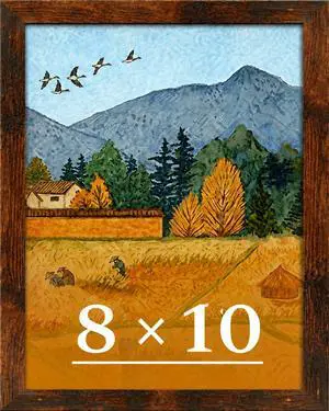 8x10 Picture Frame for Wall Display, 8x10 Brown Picture Frame with Shatter Resistant Plexiglass, Stable and Sturdy 8 x 10 Poster Frame for Wall Display, Handpicked Gift Collection, 1 Pack 8x10 Picture Frame for Wall Display, 8x10 Brown Picture Frame with Shatter Resistant Plexiglass, Stable and Sturdy 8 x 10 Poster Frame for Wall Display, Handpicked Gift Collection, 1 Pack