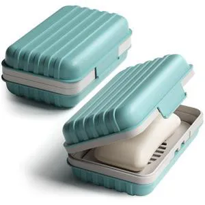 Leakproof Bar Soap Holder Dish with Lid for Shower, Portable 1 Pack Travel Soap Case Box for Gym, Camping, Hiking, Outdoor Use, Travel Size Toiletries Essentials, Keeps Soap Dry, Blue Leakproof Bar Soap Holder Dish with Lid for Shower, Portable 1 Pack Travel Soap Case Box for Gym, Camping, Hiking, Outdoor Use, Travel Size Toiletries Essentials, Keeps Soap Dry, Blue