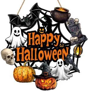Halloween Door Decoration Wooden Ghost Wreath for Front Door Sign Pumpkin Bat Witch Wreath Hanging for Home Wall Decor Halloween Party Outdoor Indoor Supply Halloween Door Decoration Wooden Ghost Wreath for Front Door Sign Pumpkin Bat Witch Wreath Hanging for Home Wall Decor Halloween Party Outdoor Indoor Supply