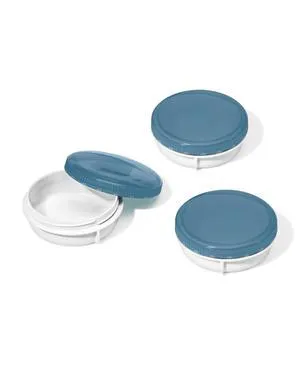 Good Grips Prep & Go Leakproof Condiment Container - 2 oz, Ocean Blue | 2 oz Containers Ideal for Salad Dressing, Sauce, Nuts, Portable for Dipping and Snacking, Meal Prep Essential Good Grips Prep & Go Leakproof Condiment Container - 2 oz, Ocean Blue | 2 oz Containers Ideal for Salad Dressing, Sauce, Nuts, Portable for Dipping and Snacking, Meal Prep Essential